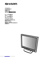 Предварительный просмотр 1 страницы Sharp LL-E15G1 Operation Manual