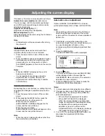 Preview for 16 page of Sharp LL-T1501 Operation Manual