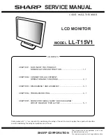 Sharp LL-T15V1 Service Manual preview