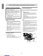 Предварительный просмотр 16 страницы Sharp LL-T1610 Operation Manual