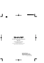 Предварительный просмотр 33 страницы Sharp LL-T1610W Service Manual