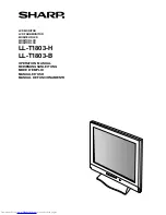 Sharp LL-T1803 Operation Manual предпросмотр