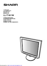 Предварительный просмотр 1 страницы Sharp LL-T1811W Operation Manual