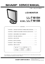 Preview for 1 page of Sharp LL-T1815B Service Manual