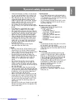 Preview for 9 page of Sharp LL-T1820-B Operation Manual