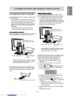 Preview for 13 page of Sharp LL-T1820-B Operation Manual