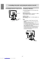 Preview for 14 page of Sharp LL-T1820-B Operation Manual