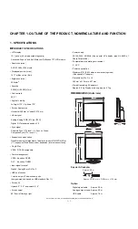 Preview for 3 page of Sharp LL-T1820-B Service Manual