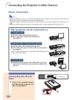 Предварительный просмотр 24 страницы Sharp M20X - Notevision Digital Video Projector Operation Manual