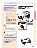 Предварительный просмотр 29 страницы Sharp M20X - Notevision Digital Video Projector Operation Manual