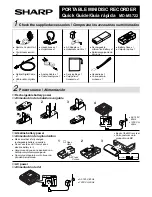 Sharp MD-MS722 Quick Manual preview