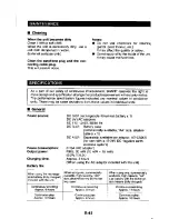 Preview for 42 page of Sharp MD-MS722W Operation Manual