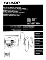 Предварительный просмотр 1 страницы Sharp MD-MT18H Operation Manual