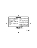 Предварительный просмотр 52 страницы Sharp MD-MT285E Operation Manual