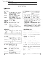 Preview for 4 page of Sharp MD-MT80W(S) Service Manual