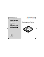 Sharp MD-MT80W Operation Manual preview