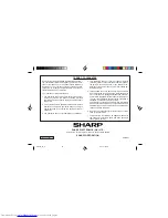 Предварительный просмотр 64 страницы Sharp MD-MT888H Operation Manual