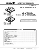 Sharp MD-MT88H Service Manual preview