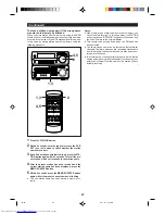 Предварительный просмотр 24 страницы Sharp MD-MX20H Operation Manual