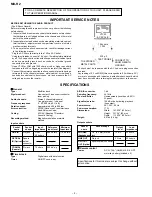 Preview for 2 page of Sharp MD-R2 Serivce Manual