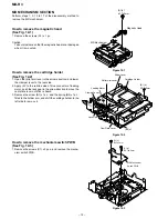 Предварительный просмотр 12 страницы Sharp MD-R3 Service Manual