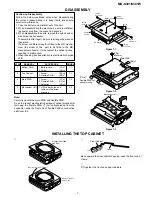 Preview for 7 page of Sharp MD-S301 Service Manual