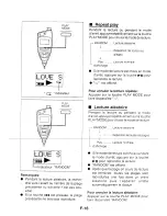 Предварительный просмотр 23 страницы Sharp MD-S50H (French) Mode D'Emploi