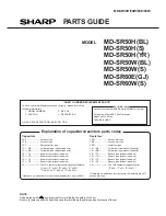 Предварительный просмотр 39 страницы Sharp MD-SR505E Service Manual