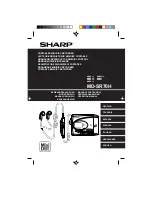 Sharp MD-SR70H Operation Manual preview