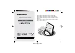 Sharp MD-ST770 Operation Manual preview