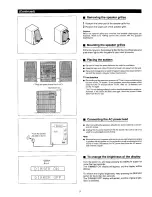 Preview for 8 page of Sharp MD-X3H Operation Manual