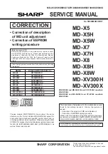 Предварительный просмотр 31 страницы Sharp MD-X7H Service Manual