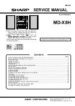 Предварительный просмотр 37 страницы Sharp MD-X7H Service Manual