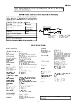 Предварительный просмотр 39 страницы Sharp MD-X7H Service Manual