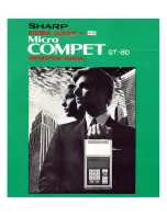 Sharp Micro COMPET QT-8D Instruction Manual preview