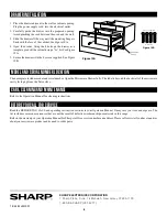 Preview for 8 page of Sharp Microwave Drawer SMD3070ASY Installation Manual