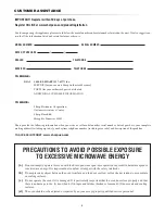 Preview for 2 page of Sharp Microwave Drawer SMD3070ASY Operation Manual