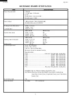 Preview for 6 page of Sharp Microwave Drawer SMD3070ASY Service Manual