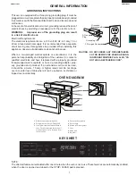 Preview for 7 page of Sharp Microwave Drawer SMD3070ASY Service Manual