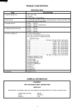 Preview for 4 page of Sharp MODEL R-2197 Service Manual