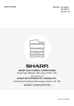 Preview for 96 page of Sharp MX-1100 User Manual