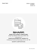 Preview for 237 page of Sharp MX-1100 User Manual