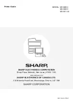 Preview for 320 page of Sharp MX-1100 User Manual