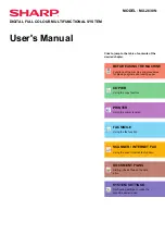 Sharp MX-2630N User Manual preview