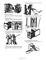 Предварительный просмотр 31 страницы Sharp MX 3501N - Color Laser - Copier Installation Manual