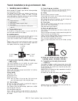 Preview for 3 page of Sharp MX-4110N Installation Manual