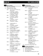 Preview for 45 page of Sharp MX-5111N Technical Handy Manual