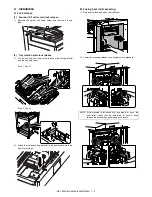 Preview for 8 page of Sharp MX 5500N - Color Laser - Copier Installation Manual