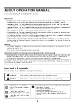 Preview for 3 page of Sharp MX-B400P Operation Manual