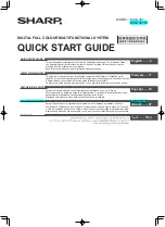 Preview for 1 page of Sharp MX-C301 Quick Start Manual